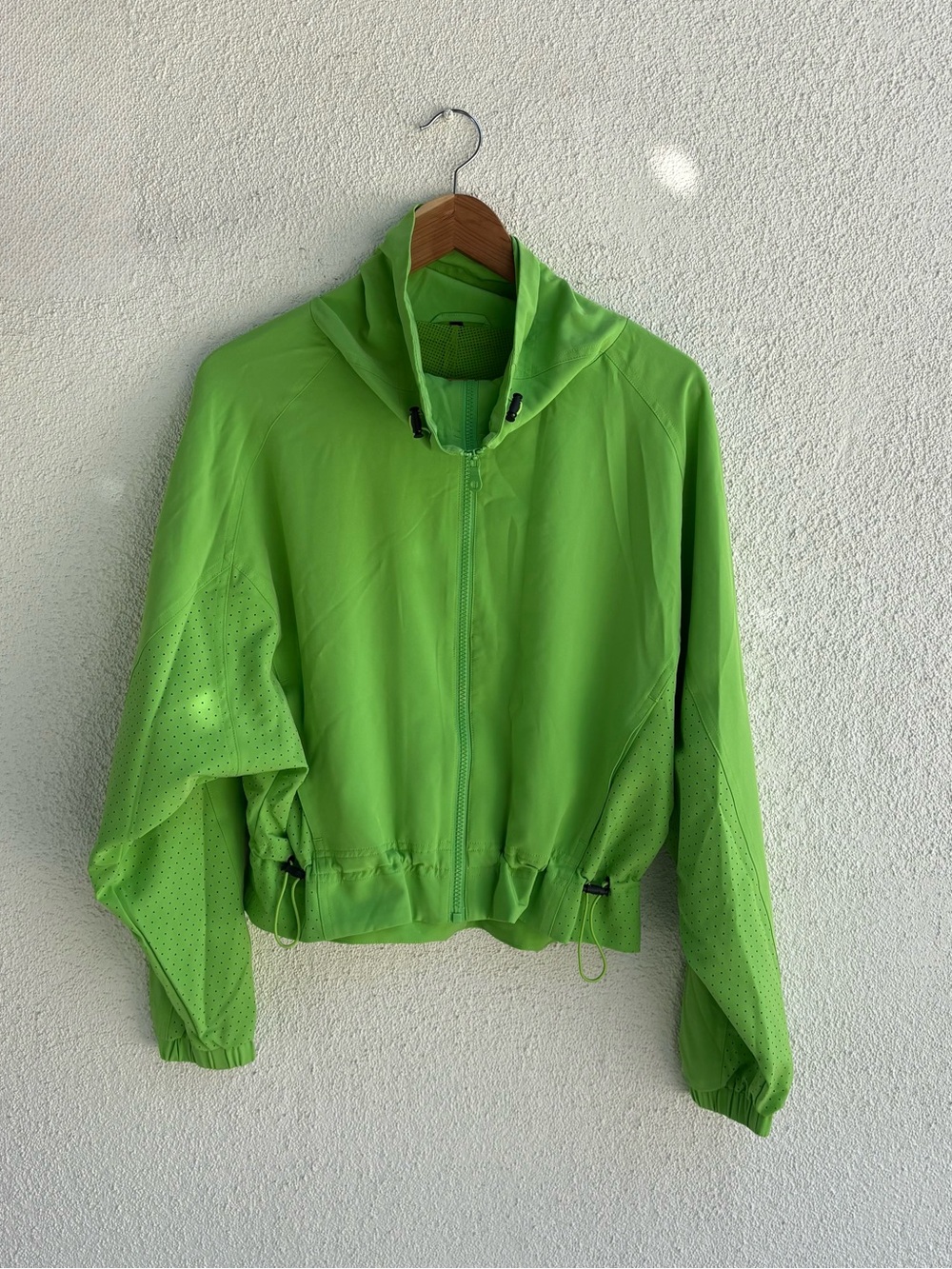 Green Windbreaker Jacket